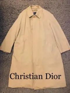 【Christian Dior】ベージュ ステンカラーコート（ライナー付） 2026年最新】Christian Dior カラー：ベージュ系 メンズ ステンカラー