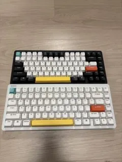 Nuphy Halo75 v1 白黒 + COSMIC MOCA キーキャップ