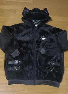 kuromiちゃん　クロミ　フード付き黒ジャケット