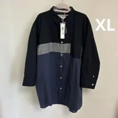 ikka メンズ　七分袖 シャツ XL
