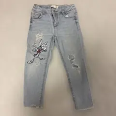 ZARA Girls Bugs Bunny デニムパンツ 116センチのサムネイル