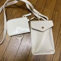 アイボリーショルダーバック
