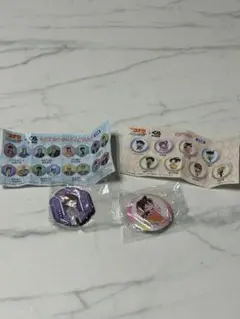 コナン　くら寿司　マグネットシート2個セット&缶バッチ