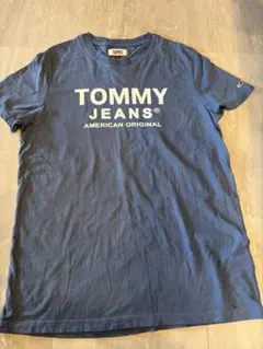 TOMMYJEANS Tシャツ Lサイズ　ネイビー　半袖　トミージーンズ