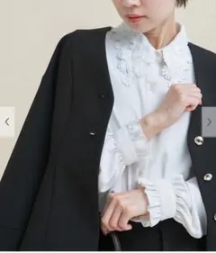 ROSSO新品タグ付き　WEB一部店舗限定レースカラーブラウス　アーバンリサーチ