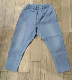 branshes ライトブルーパンツ 130　ガーデナーテーパードパンツ