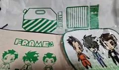 アイマス SideM FRAME 防災グッズ 巾着 ハンカチ ポーチ