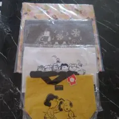 新品タグツキPEANUTS スヌーピー エコバッグ 4点セットのサムネイル