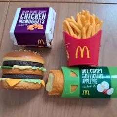 マクドナルド ハンバーガーセット フィギュア マクドナルド ハッピーセット マック マクド バーガー