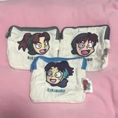 忍たま スクエアポーチ きり丸 利吉 土井