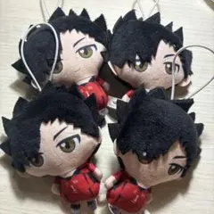 黒尾鉄朗　ぬいぐるみキーホルダー 4体セット