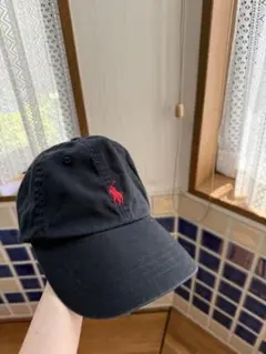 ポロ・ラルフ・ローレン 黒 ベースボールキャップ