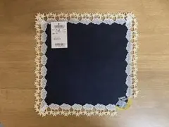 最終お値下げ【新品】近沢レース　ハンカチ（夢喰いバク）ネイビー