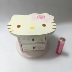 ⚠️お値下げ不可超激レアハローキティ ミニキャビネット　キャニスター2個付き ⚠️お値下げ不可超激レアハローキティ ミニキャビネット キャニスター