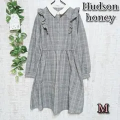 【Hudson honey】ハドソンハニー ワンピース Ｍ フリル 長袖