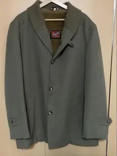 ステンカラーコート ロングコート カーキ ユーロビンテージ 裏ボア ボア