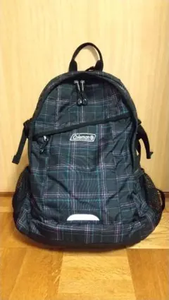 Coleman ウォーカー25 ブラックチェック バックパック