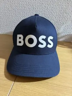 【値下げ】即購入可！美品♪HUGO BOSS ネイビー キャップ