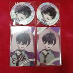 佐伯イッテツ ART OF NIJISANJI 7周年 チェキ 缶バッジ
