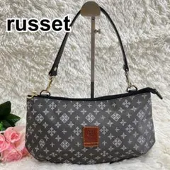 【美品】ラシット アクセサリーポーチ ハンドバック ナイロン×レザー