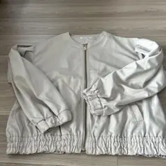 GLOBAL WORK ブルゾン ベージュ 160cm