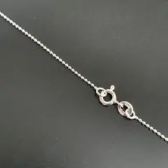 シルバー925　カットボール　チェーン 6面カット 40.6cm ネックレス⑱