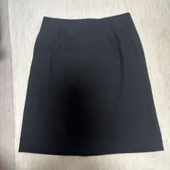 ブラック タイトスカート ひざ丈　ユニクロ　L