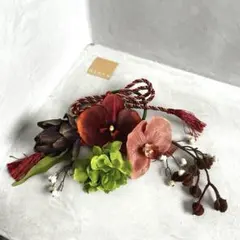 フランスアンティーク ブラック布花 コサージュ 3点セット 美品 - メルカリ