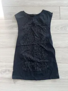 Nike レオパード柄 ブラック ノースリーブ Tシャツ S