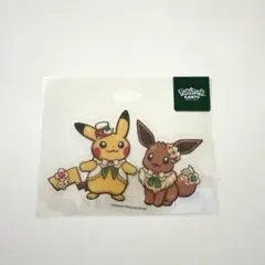 ポケパークカントー　ステッカー　イーブイ　ピカチュウ