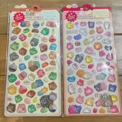 ぷくぷく 立体シール　２枚セット