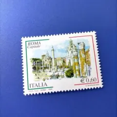 3964 外国切手 イタリア 2008年 ローマ首都 風景