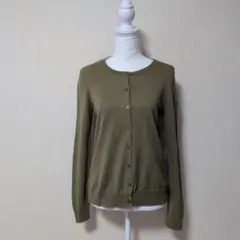 uniqlo uvカットクルーネックカーディガン m