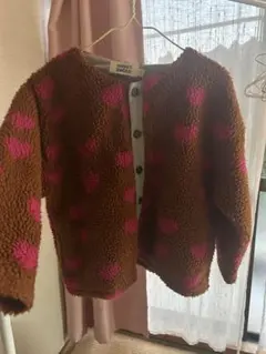 MARKETY'S HOGAN ハート柄フリースジャケット