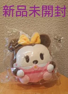 新品未使用・ディズニーころふわマスコット(イースター)☆ミニーマウスキーホルダー