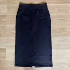 UNIQLO ドライスウェットナローマキシスカート　黒