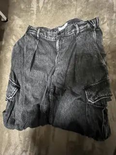 RAGEBLUE ブラック カーゴパンツ