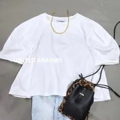 UNITED ARROWS コクーンスリーブT 白 FREEのサムネイル