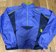 【激レア】90sナイキ当時物銀タグナイロンジャケットスウォッシュロゴ刺繍Y2K