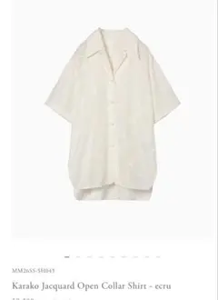 新品mame Karako Jacquard Open Collar Shirt - メルカリ