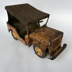 日本製 jeep ジープ ブリキ 自動車 レトロ ミリタリー - メルカリ