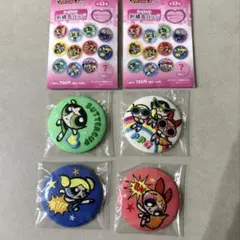パワーパフガールズ　刺繍缶バッジ　6点セット
