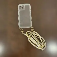 iPhone13 ケース スマホカバー スマホケース チェーンショルダー