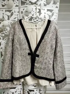 レディース　フォーマル3点セット　入学・卒業　Ｌサイズ　ゆったりめ