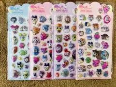 【4枚セット】たまごっち ボンボンドロップ風 シール Mix