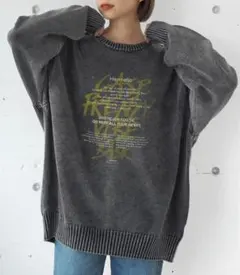 ロゴニット ニット