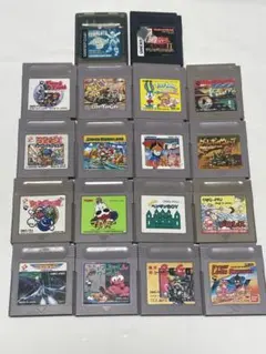 ク*ー様 【ゲームボーイ】ドルアーガ、ネメシス他ゲームボーイ18本セット