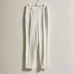 【ユニクロ】白パンツ　ホワイト　綺麗め　オフィス　シンプル　M ポケット