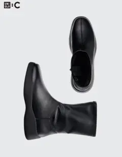 UNIQLO ストレッチショートブーツ 24.5cm