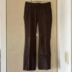GAP 綿麻パンツ／リネンパンツ［ブラウン］